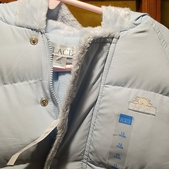 childrens place snow suit, baby blue - Picture 4 of 7